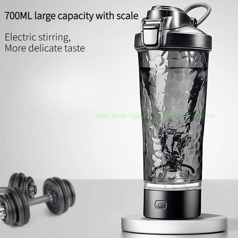 Nutrition And Fitness - Garrafa Misturadora Elétrica Recarregável de 700ML,