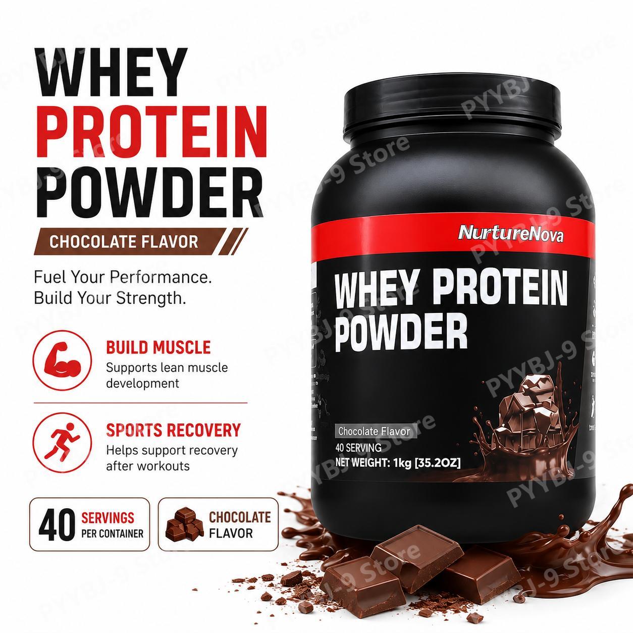 Nutrition Of Fitness - NurtureNova Whey Protein Powder Sabor Chocolate