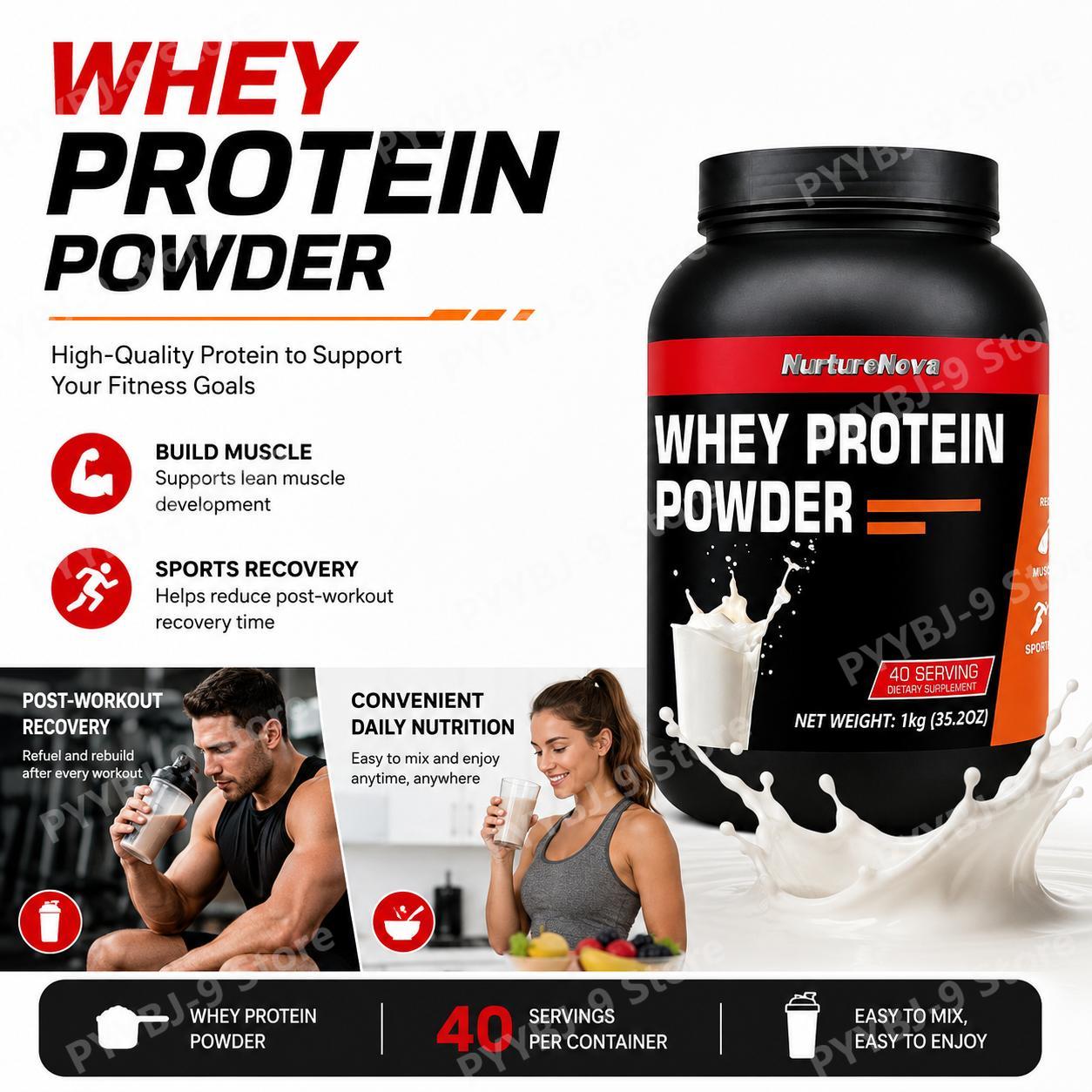 NurtureNova Whey Protein Powde - Nutrition Of Fitness avaliação e preço