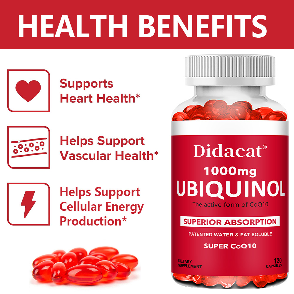 Ubiquinol CoQ10 em Cápsulas Ve - Coq10 Ubiquinol Softgel avaliação e preço