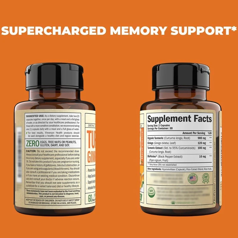 Suplemento de curcumina de cúr - Turmeric Curcumin Capsule avaliação e preço