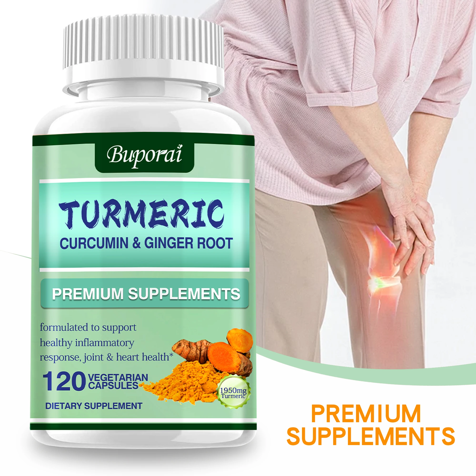 Curcumina de cúrcuma + raiz de - Turmeric Curcumin Capsule avaliação e preço
